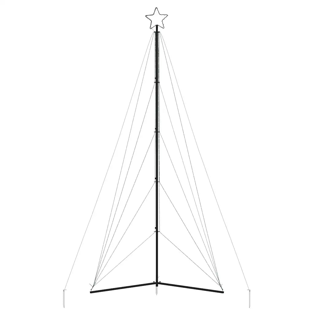 Albero di Natale a LED-Luci decorative natalizie 615 LED Bianco Freddo 404,5 cm