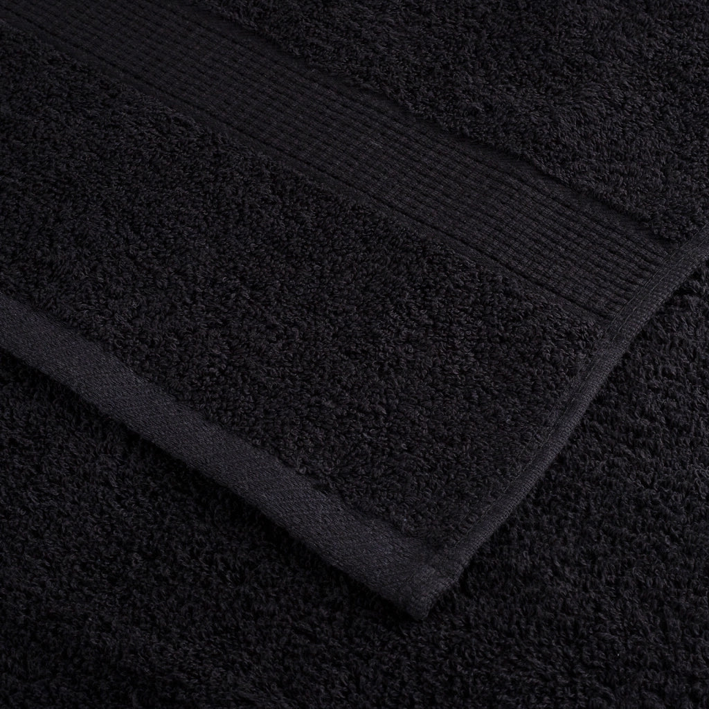 Asciugamani Premium "SOLUND" 50 pz Nero 50x100 cm 550 gsm