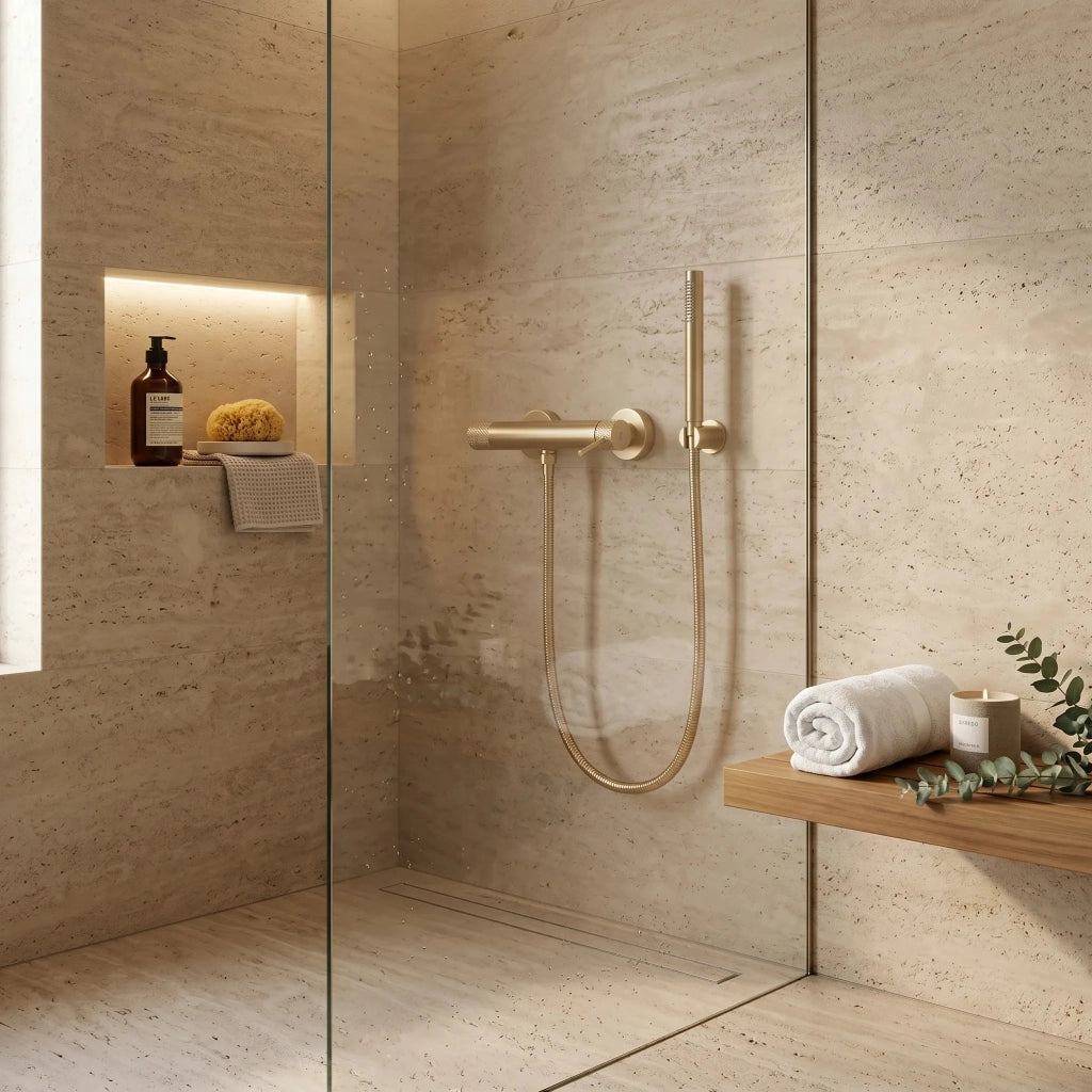 Rubinetto Per Vasca Rea Venti Brush Gold