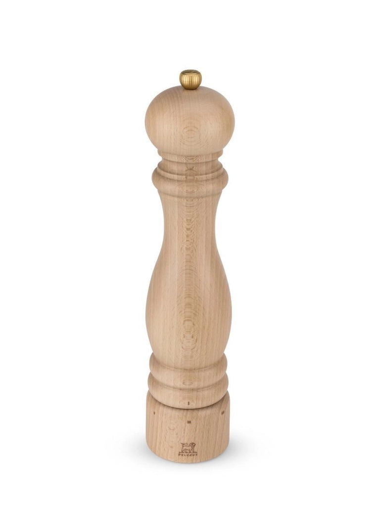 Peugeot 23409 Paris Macinapepe Legno di Faggio Altezza 30 cm con Sistema U-Select a 6 Posizioni e Meccanismo in Acciaio Temprato Garanzia a Vita colore Naturale