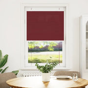 Tenda Plissettata Rosso Bordeaux 80x100 cm Larghezza Tessuto 4015224