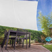 Tenda a Vela Quadrata 6 x 3,6 Mt Ombreggiante Parasole Verdelook Colore: Beige
