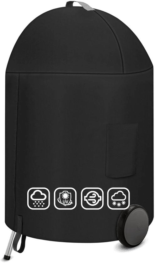 Coprimessa per griglie Weber 57CM premium a carbone, coprimessa 600D Oxford per griglia a cassetta, per griglia Weber 57CM Master Touch, coprimessa robusta e impermeabile per Weber 7150