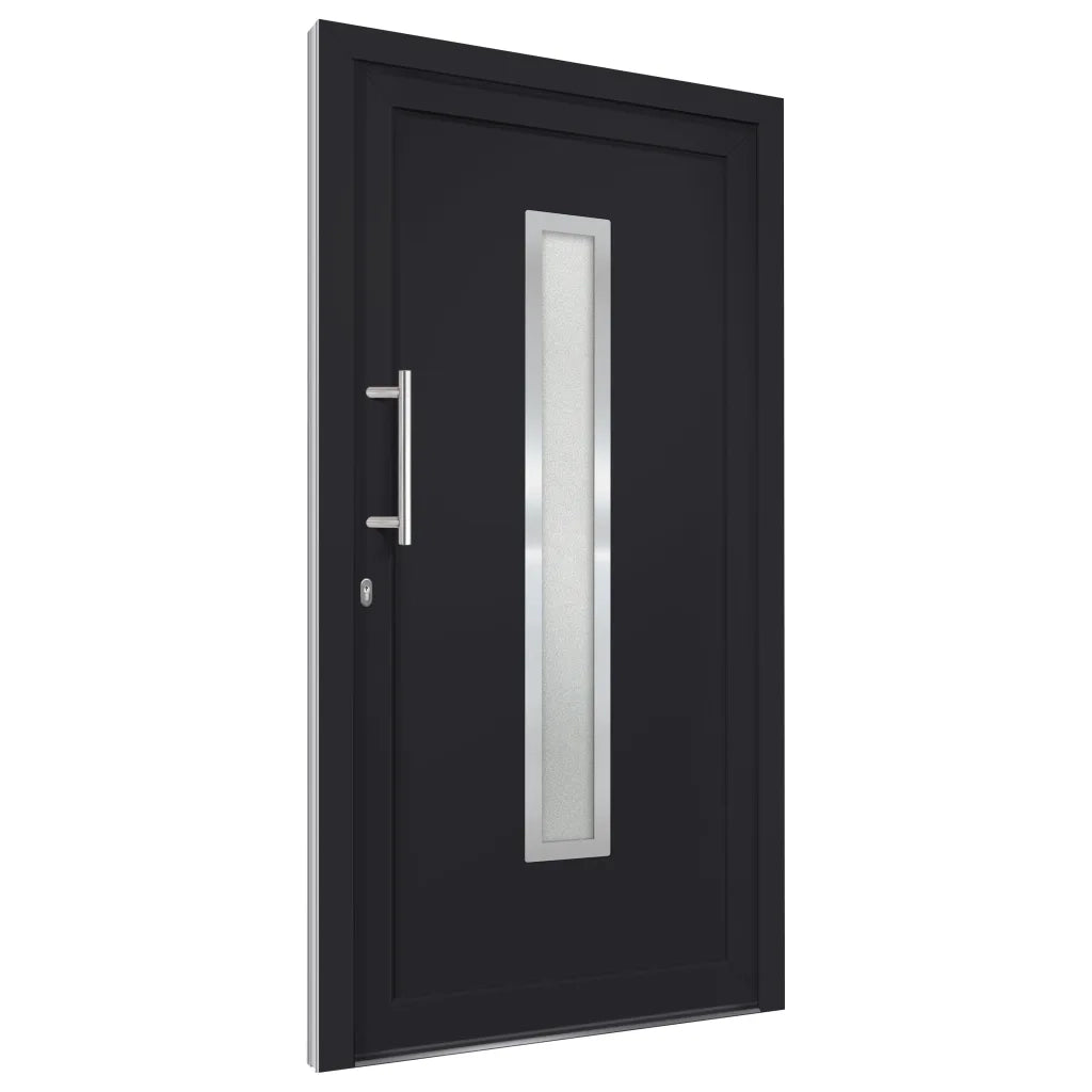 Porta di Ingresso Antracite 98x190 cm cod mxl 56255
