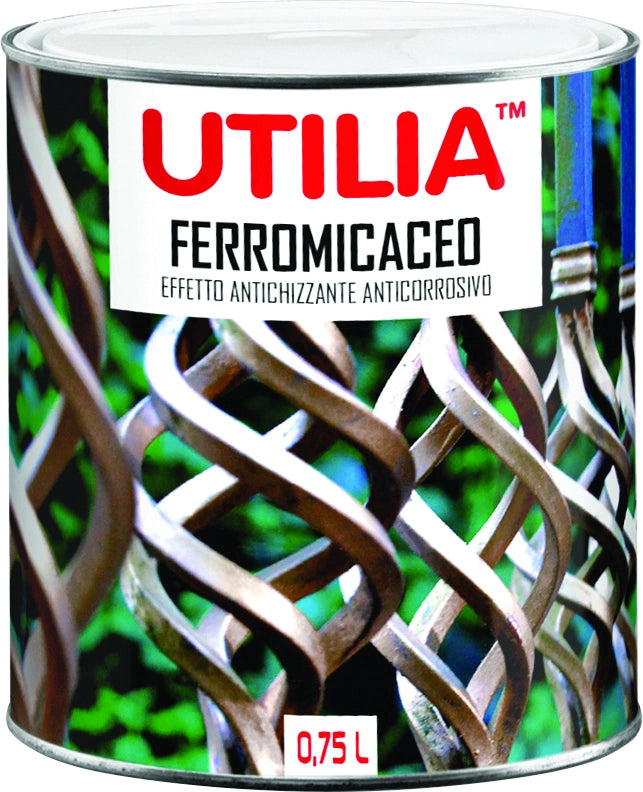 Utilia SMALTO SINTETICO FERROMICACEO ml. 750 Grigio chiaro 6.00 pz