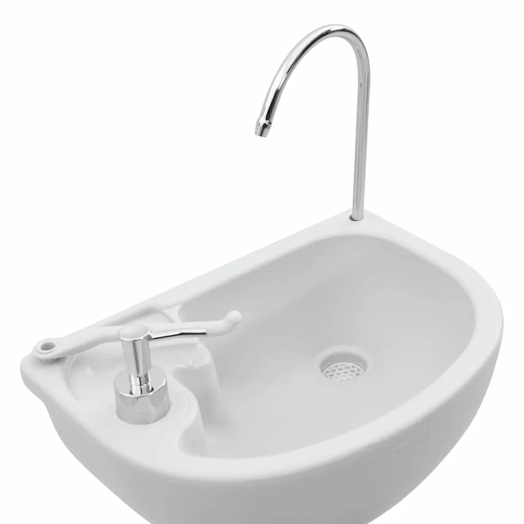 Set di toilette per il campeggio 2 pcs Blu e Bianco 42001434