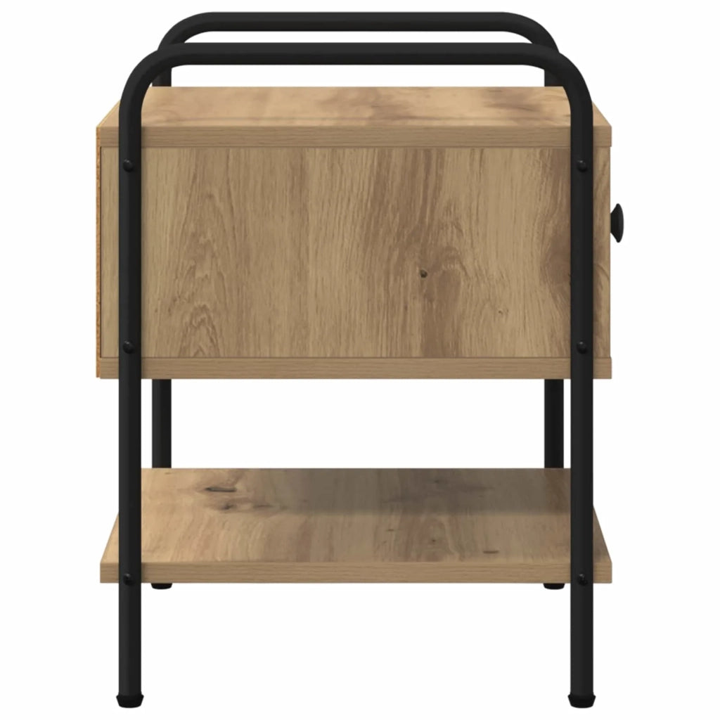 Armadio da Notte 2 pz Rovere Artigianale 35 x 36,5 x 47 cm 8007670