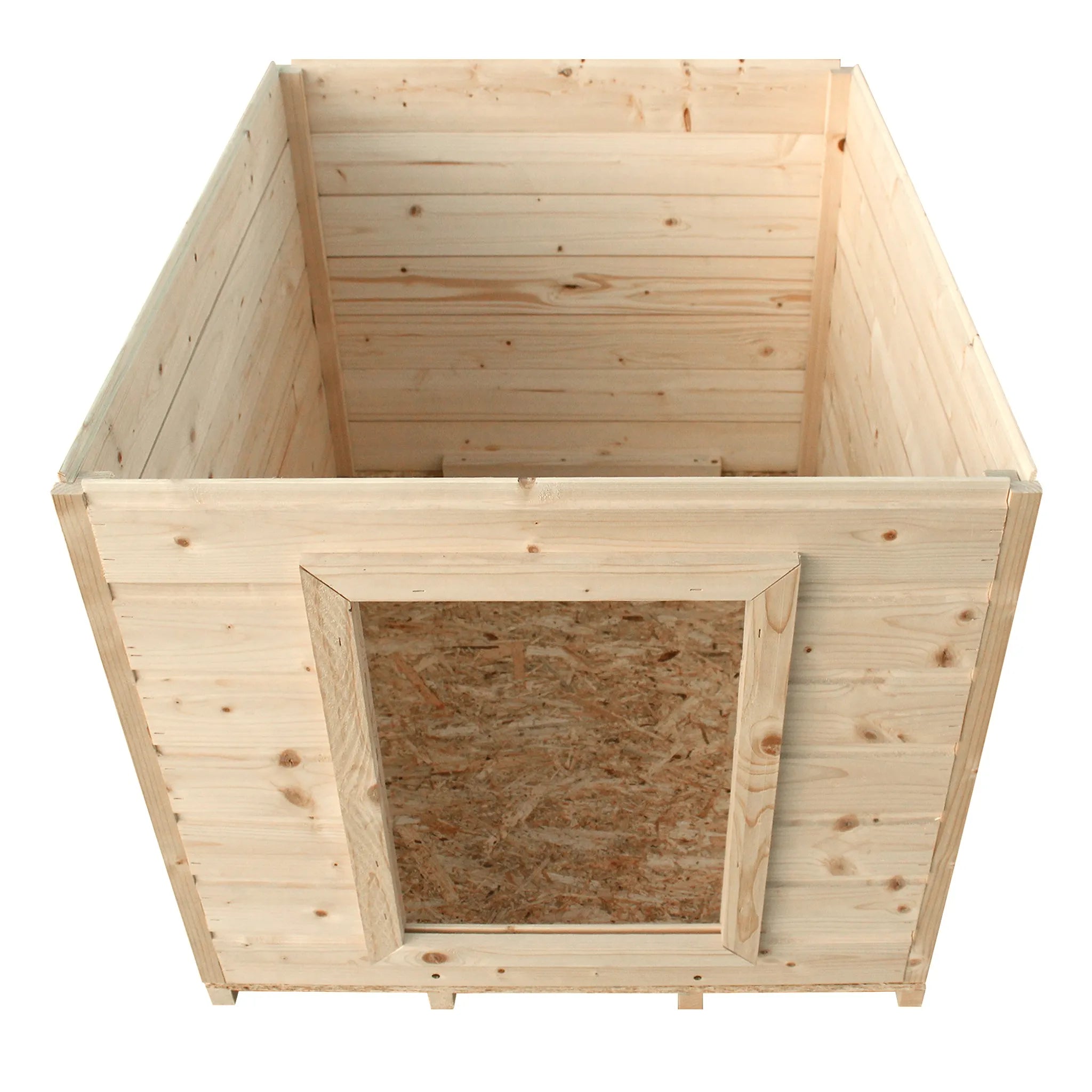 Cuccia per cani in legno da esterno - 87 x 102 x H85 cm - Timbela M405-1