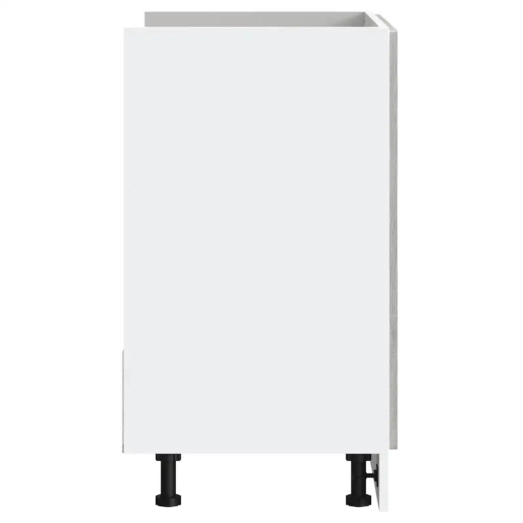 Mobile base lavello-Armadietto da bagno Porto Grigio Sonoma 80x46x81,5cm Truciolato