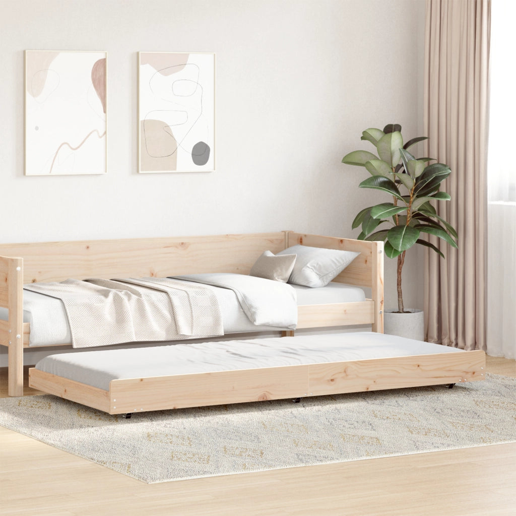 Letto Naturale Legno massello di pino 80 x 200 cm Durevole