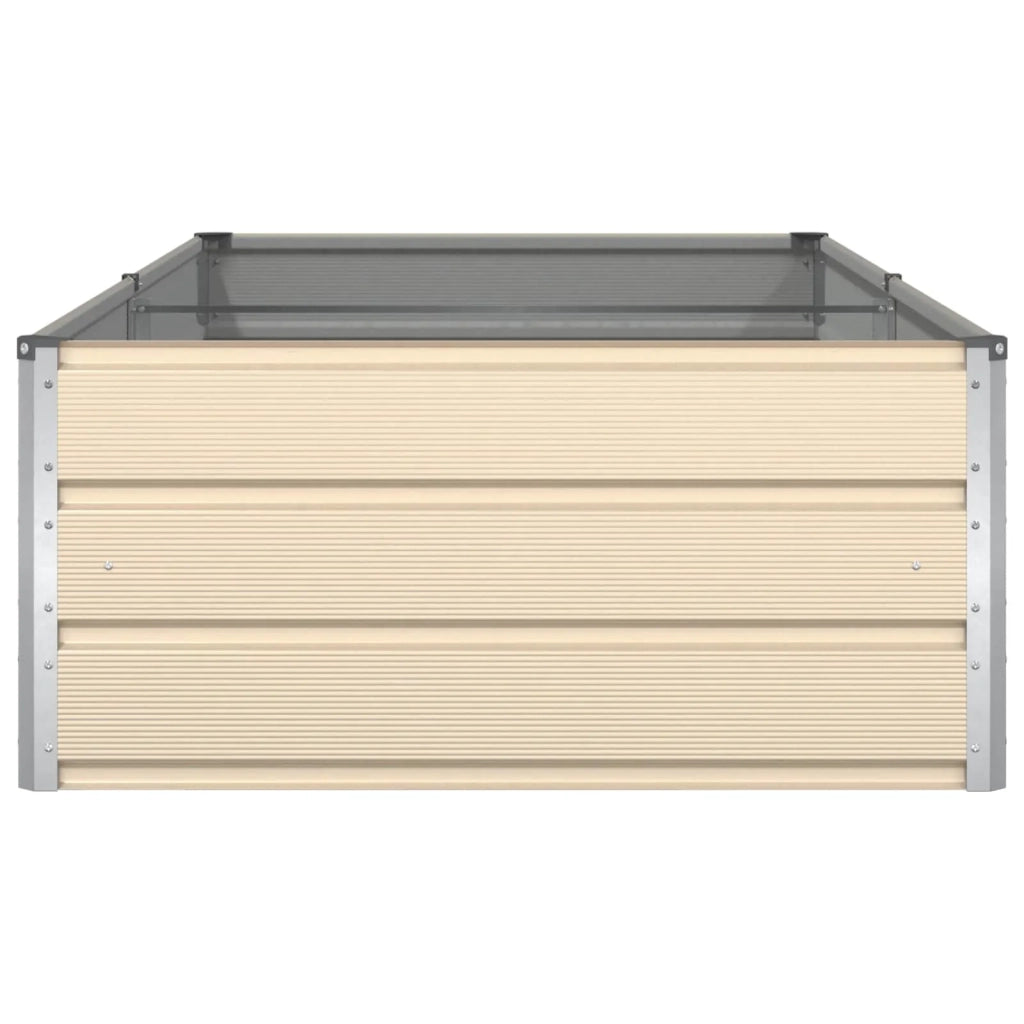Fioriera Avorio 195 x 100 x 45 cm Acciaio zincato