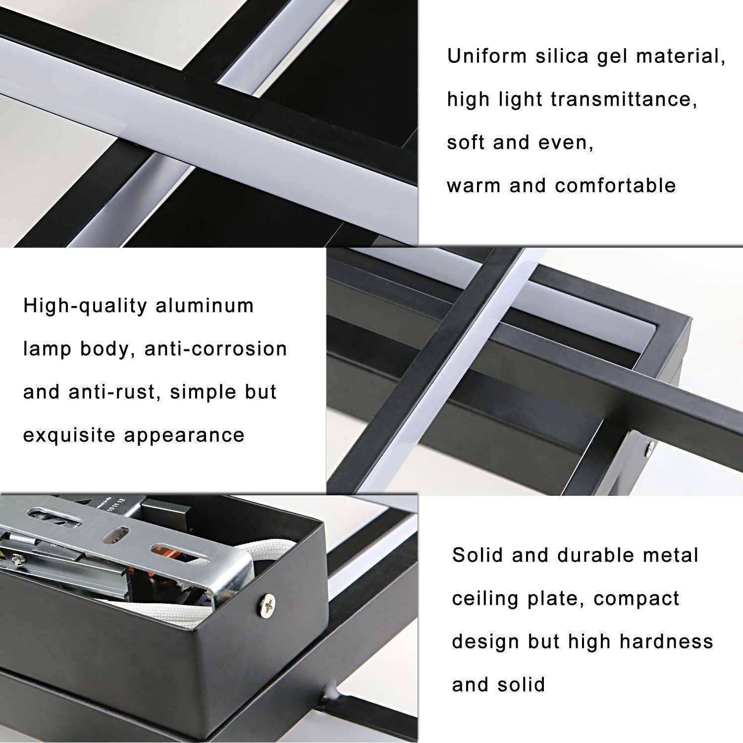 ZMH Lampada da soffitto LED geometrica moderna multifunzionale anche parete