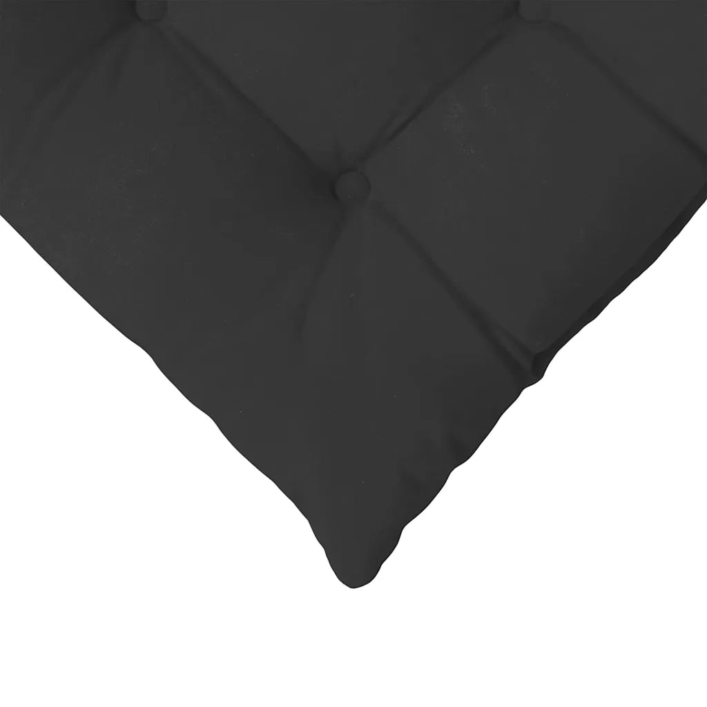 Cuscini per Seduta 4 pcs Nero 40 x 40 x 6 cm Microfibra 42015178