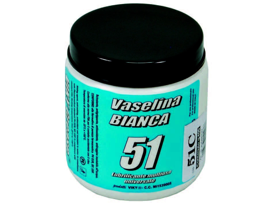 GRASSO DI VASELINA  BIANCA- - gr.400 - 4 pezzi