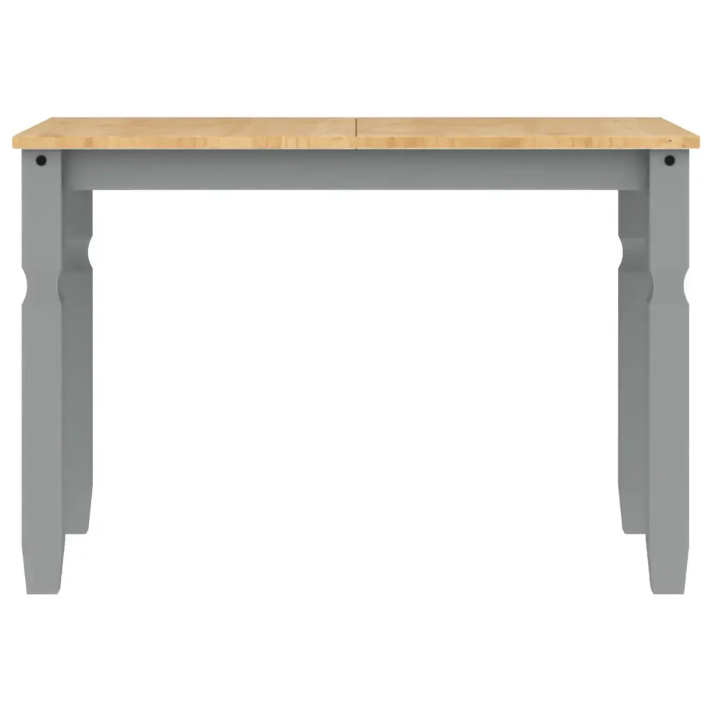Set da Pranzo 3 pz PANAMA Grigio in Legno Massello di Pino 3345195