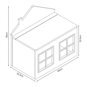 Baule porta giocattoli 56 x 60 x 325 cm verde 03_0009287