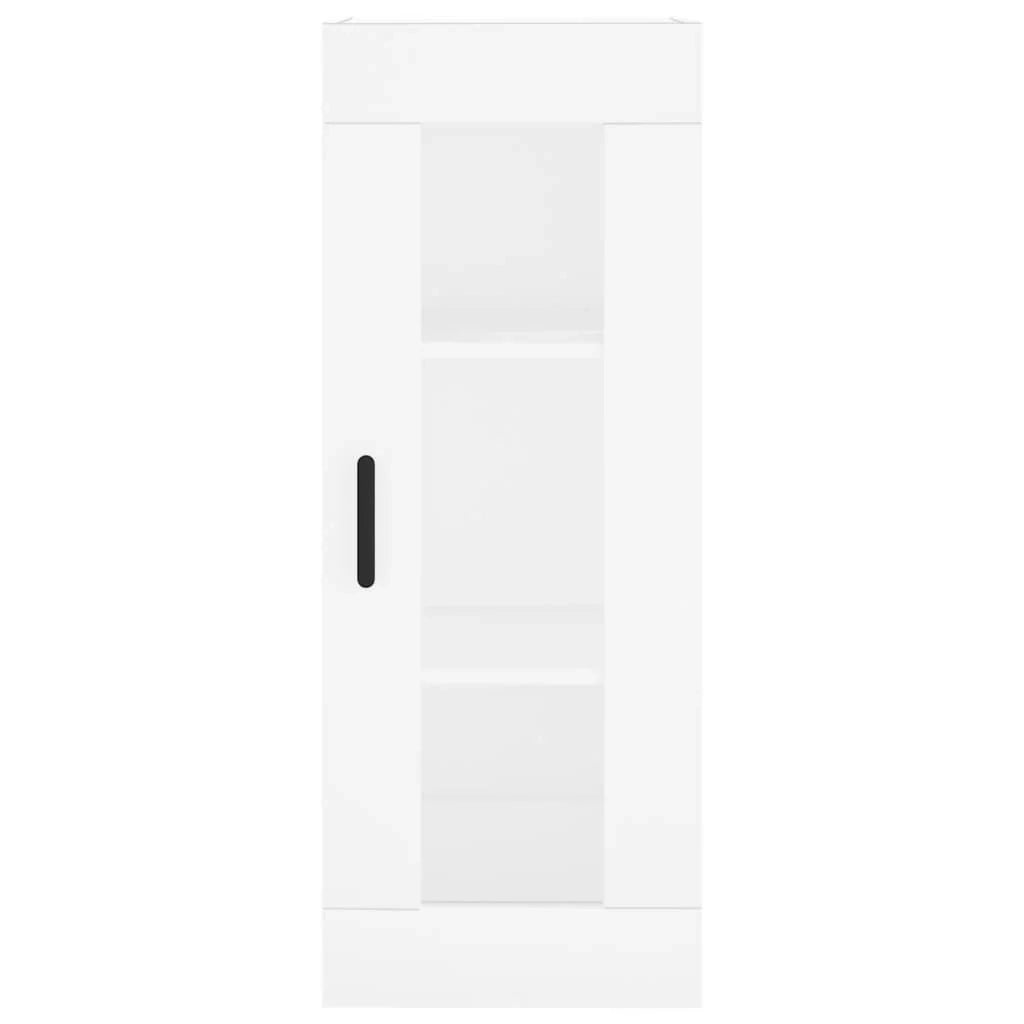 Buffet credenza cassettiera mobiletto mobile contenitore organizer cucina soggiorno salotto alto 34,5 x 34 x 180 cm legno ingegnerizzato bianco 02_0032373