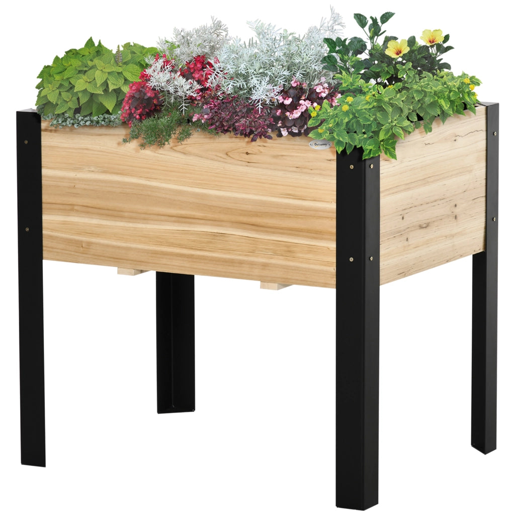 Fioriera da Giardino ¨C zephmum ¨C Nero Legno Pino
