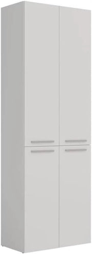 Cassa da bagno con lavabo sotto e 4 porte - Cassetto alto e ripostiglio