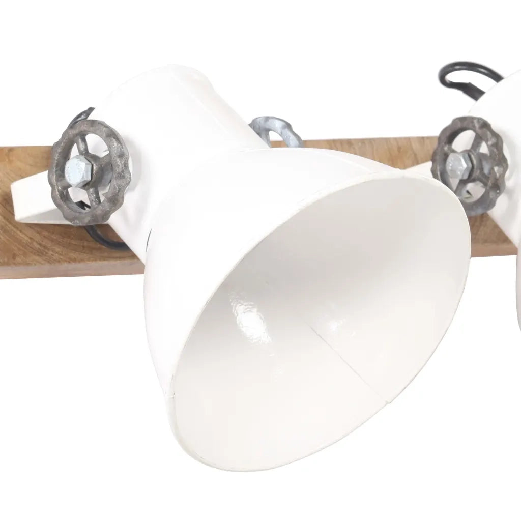 Lampada da Parete Stile Industriale Bianca 90x25 cm E27 cod mxl 60043