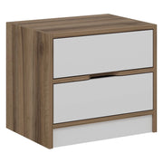 Legnago, Comodino 4 Cassetti, 54x40x47h cm Bianco