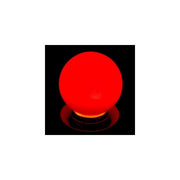 Trade Shop - Lampadina Led Wisdom Miniglobo E27 Da 1w In Colori Freddo Caldo Verde Blu Rosso - -rosso      -