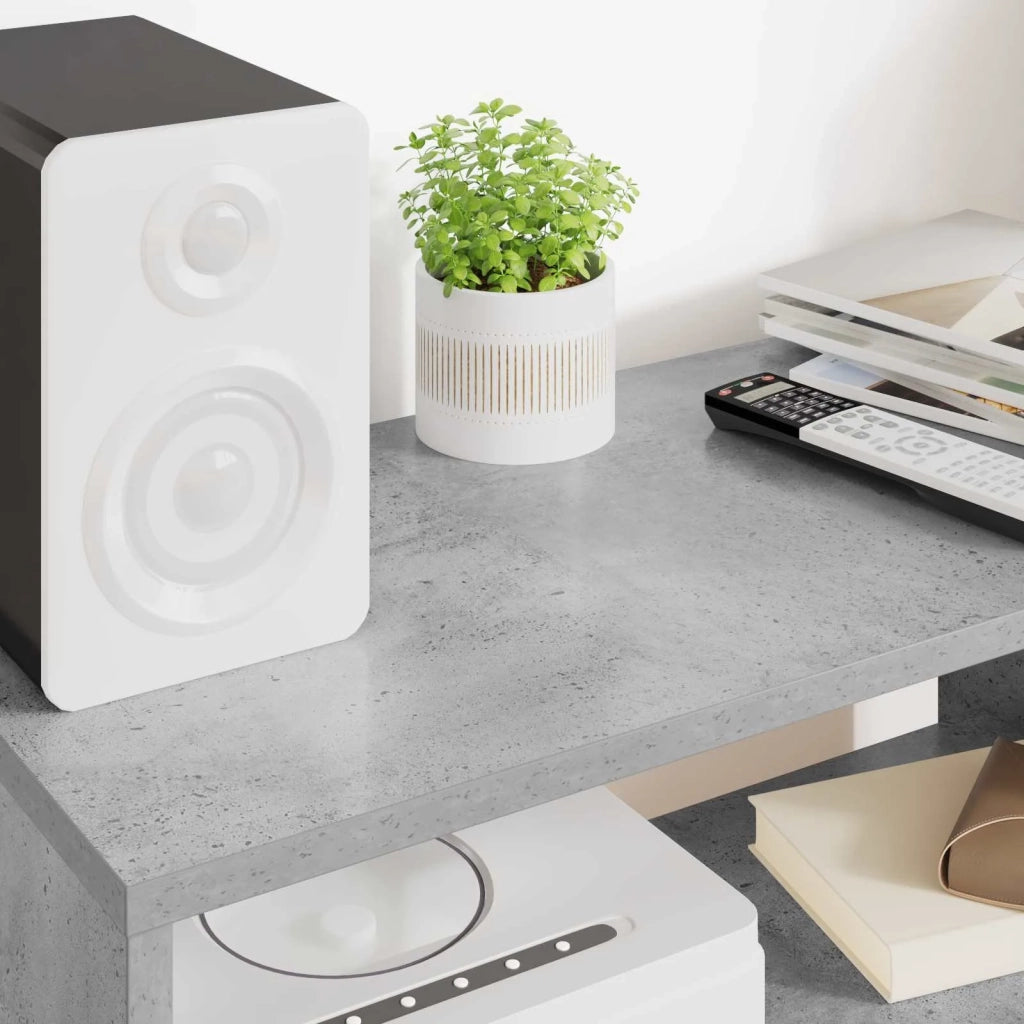 Mobile TV 60 x 30 x 40 cm Grigio cemento Legno ingegnerizzato 8000319