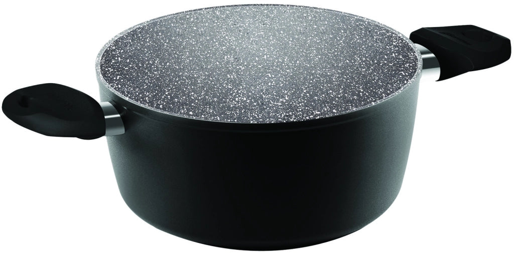 CASSERUOLA 2 MANICI AETERNUM BLACK PEARL D.20 ADATTA PER PIANO AD INDUZIONE