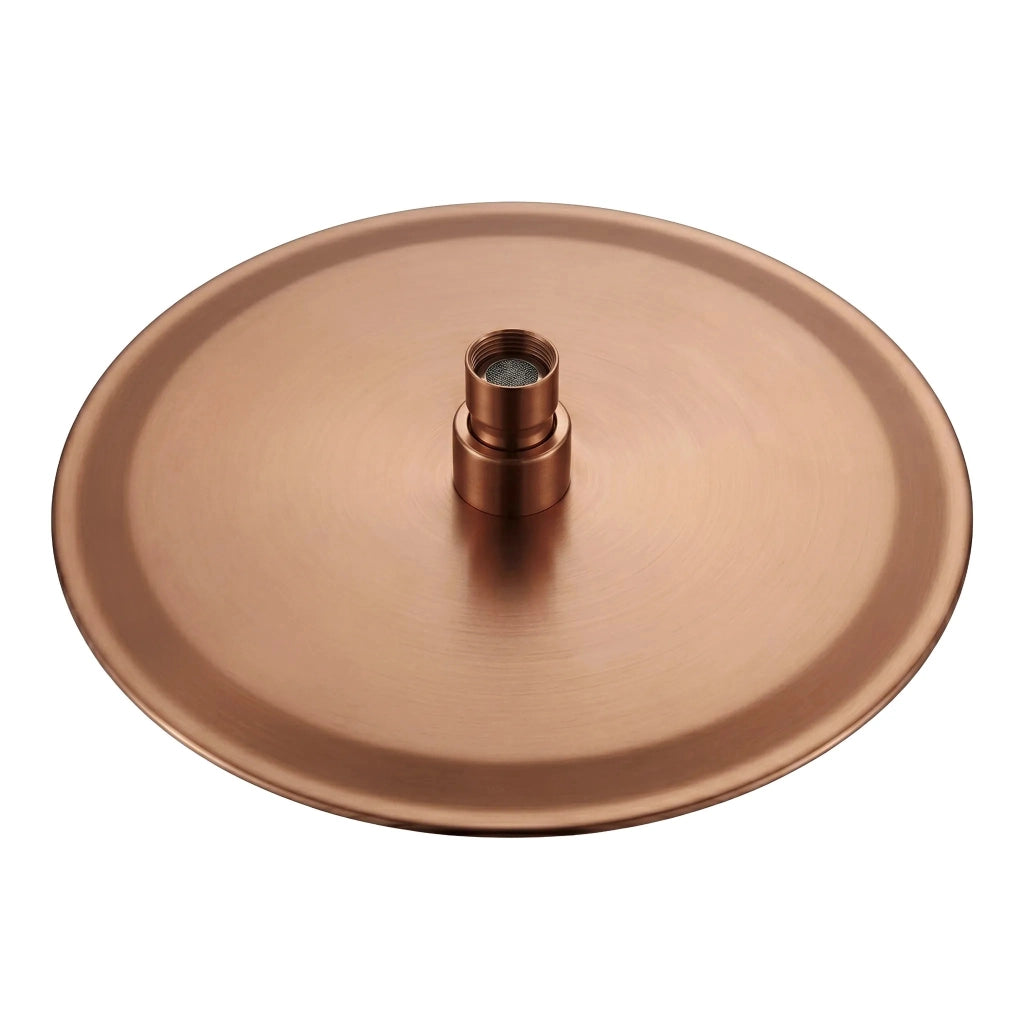 Soffione Doccia Rotondo Rea Js-p014brg 25cm Brush Copper