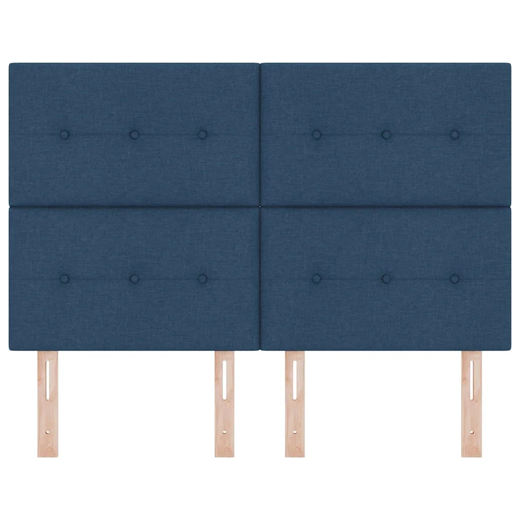 Testiera | Testata LED con strisce LED con Testiera | Testata Blu 144 cm Tessuto