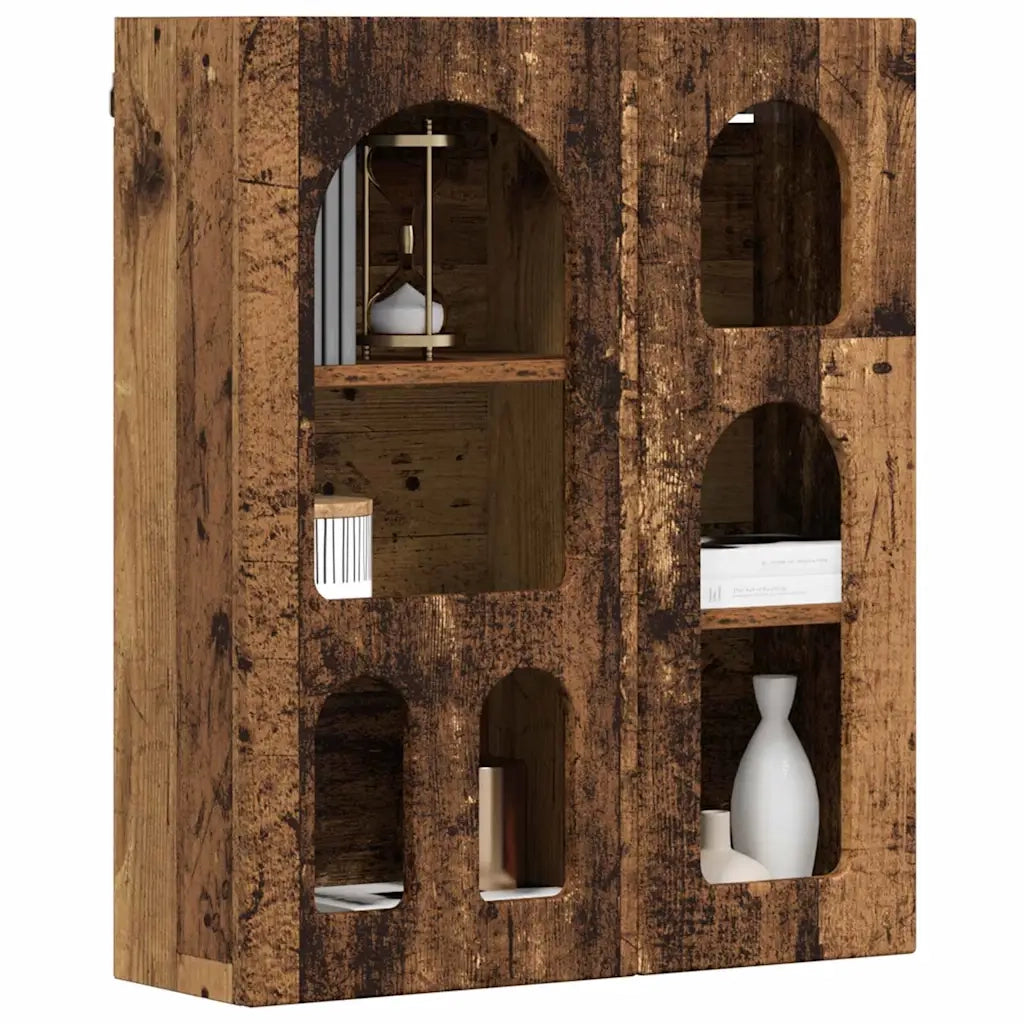 Armadio pensile con lo scaffale Legno vecchio 59 x 20 x 71.5 cm CFW4468225