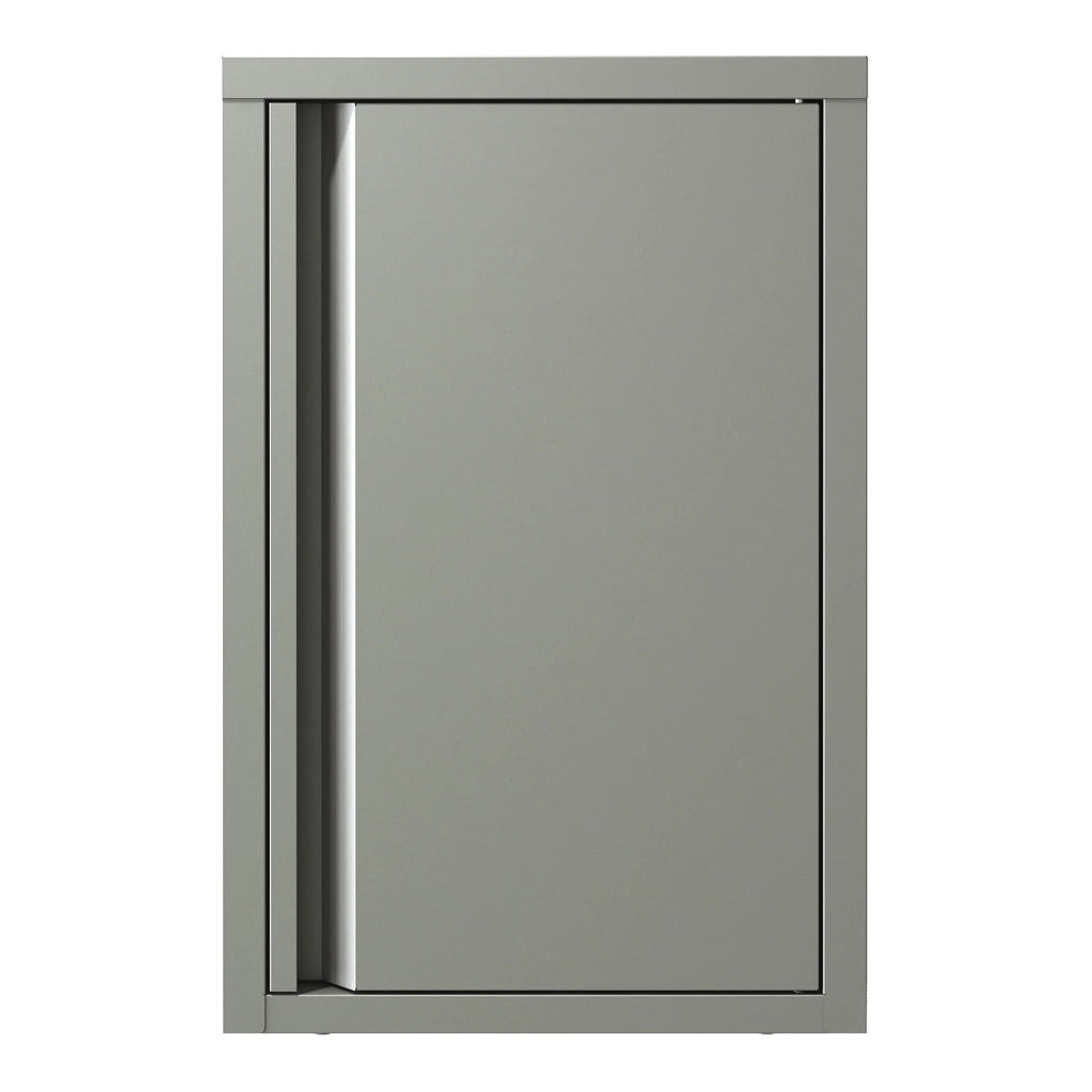 Mobiletto portaoggetti da parete 50 x 33 x 35 cm acciaio grigio 03_0008888