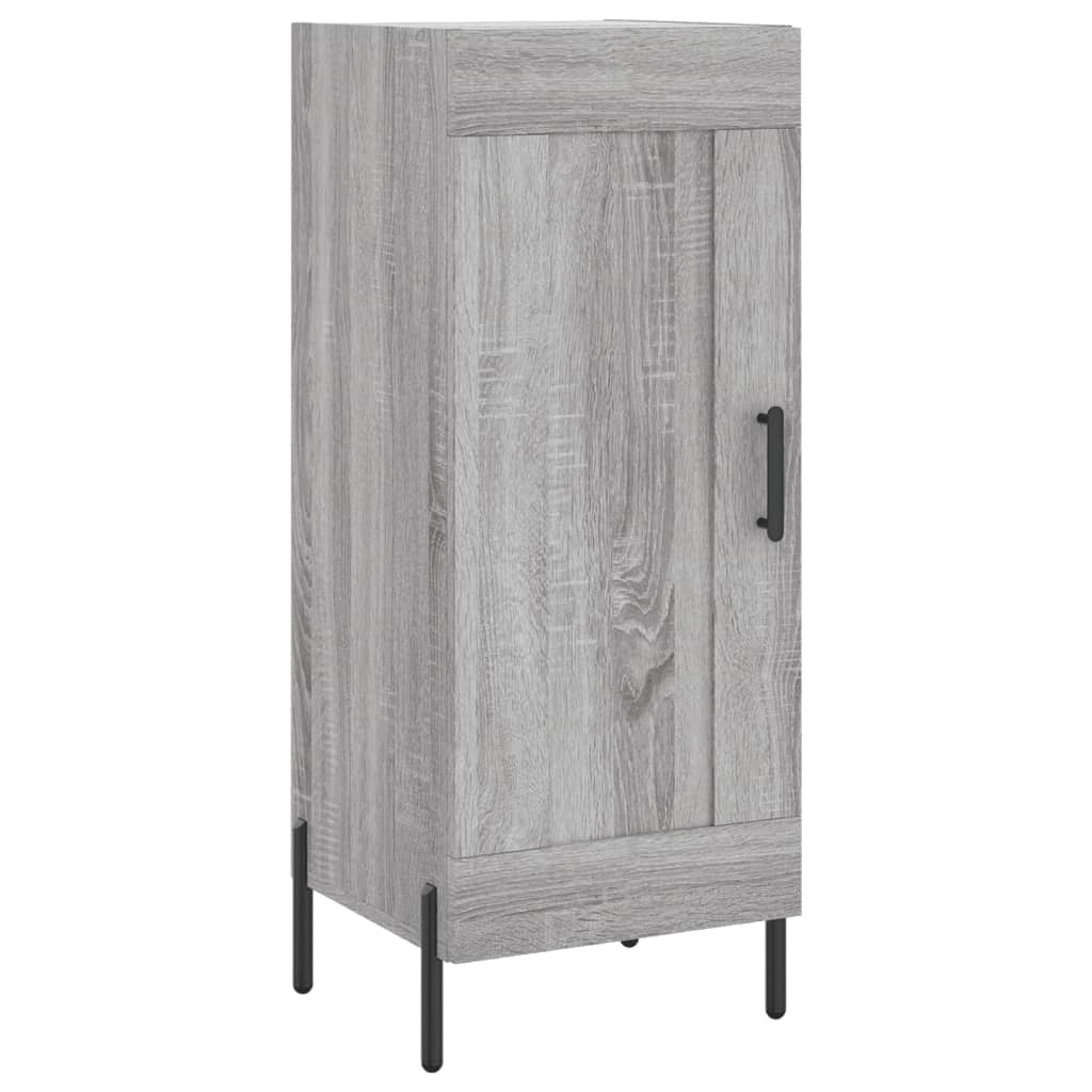 Buffet credenza cassettiera armadio mobile contenitore organizer cucina soggiorno Sonoma 34,5 x 34 x 90 cm legno ingegnerizzato grigio 02_0036334