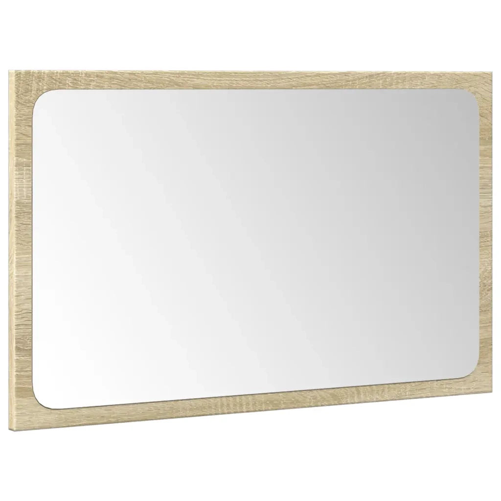 Set Mobili da Bagno 3 pz Rovere Sonoma in Legno Multistrato