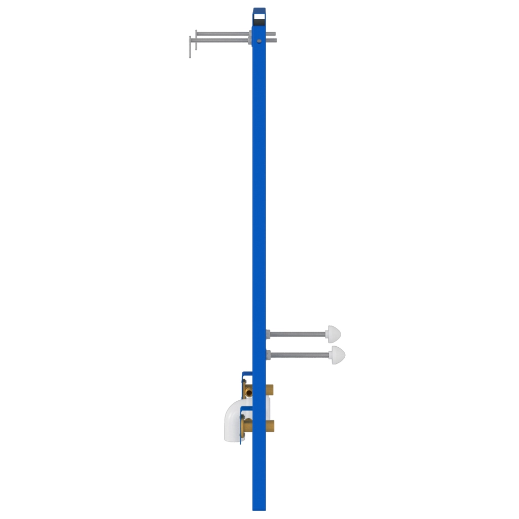 Struttura di montaggio nascosta per bidet 50x112-136 cm in acciaio