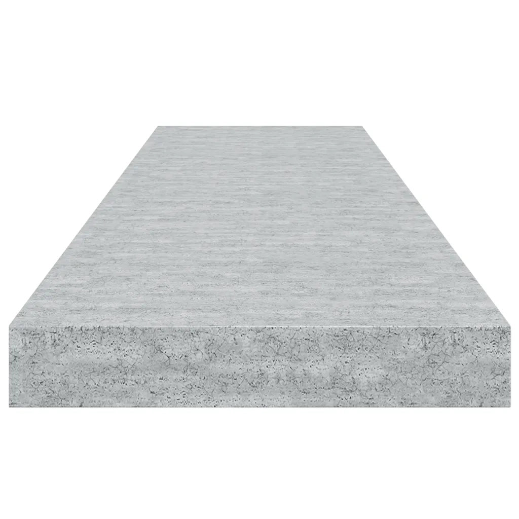 Scaffali a Parete 4 pz Grigio Cemento 90x23,5x3,8 cm in MDF 326605