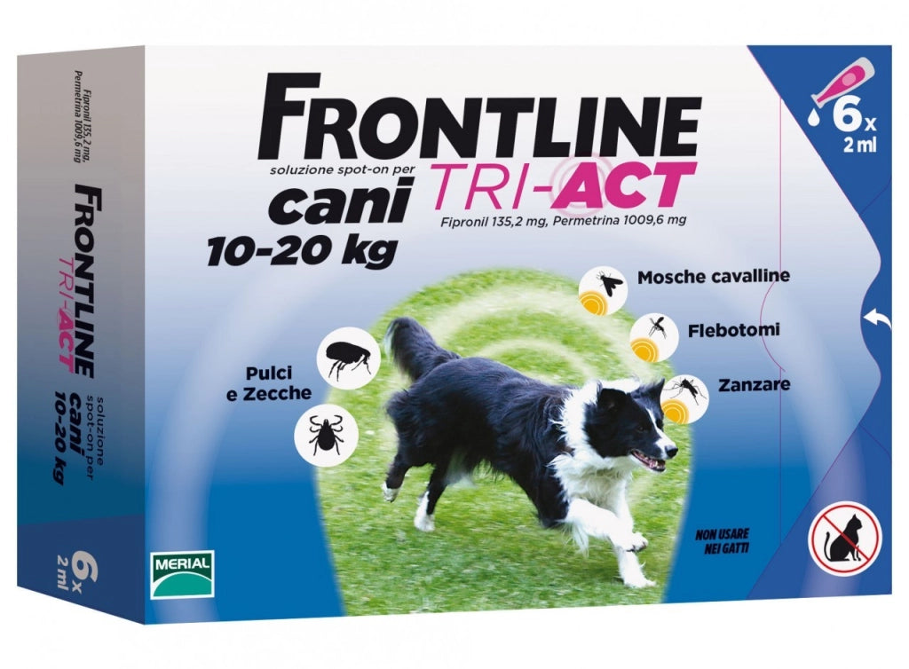 FRONTLINE TRI-ACT CANI 10-20 KG 6 PIPETTE OFF. SPECIALE