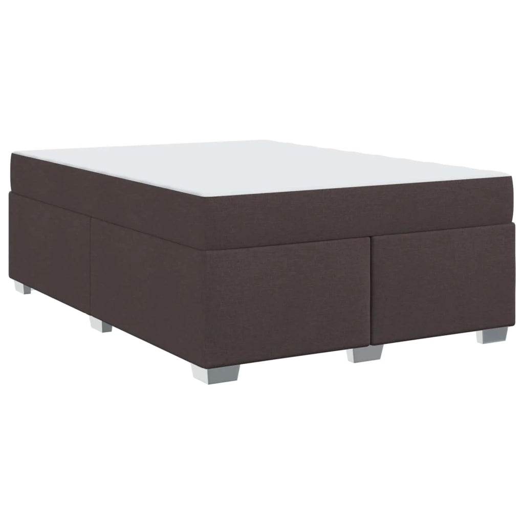 Struttura del letto Marrone Scuro 160 x 200 cm Tessuto 3399197