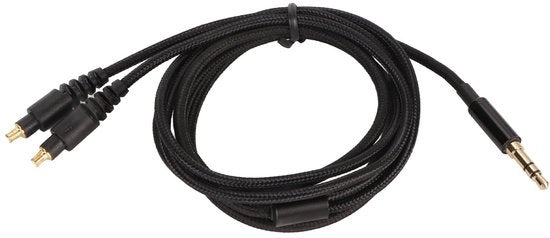 Cavo di upgrade audio - sostitutivo cavo - 1,2 m - filo vetrato - con connettore dorato - compatibile con ATH MSR7b/SR9/ESW990H - migliorata qualità audio - cavo per cuffie