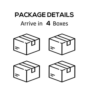 Gazebo da Giardino 3x3.6x2.65m in Alluminio e Policarbonato Tendone Lusso