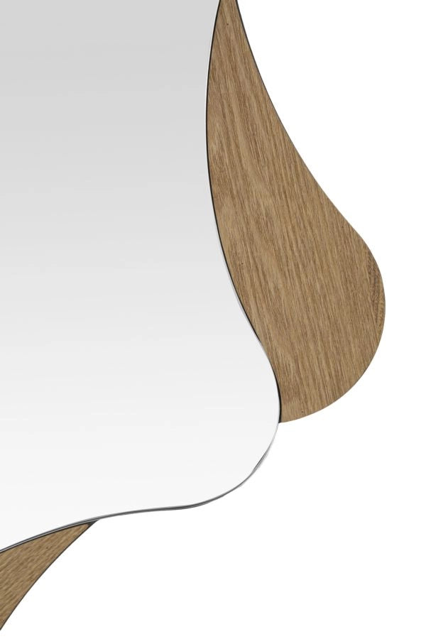 Specchio da Muro Star 80x1x80 cm in MDF e Specchio Naturale