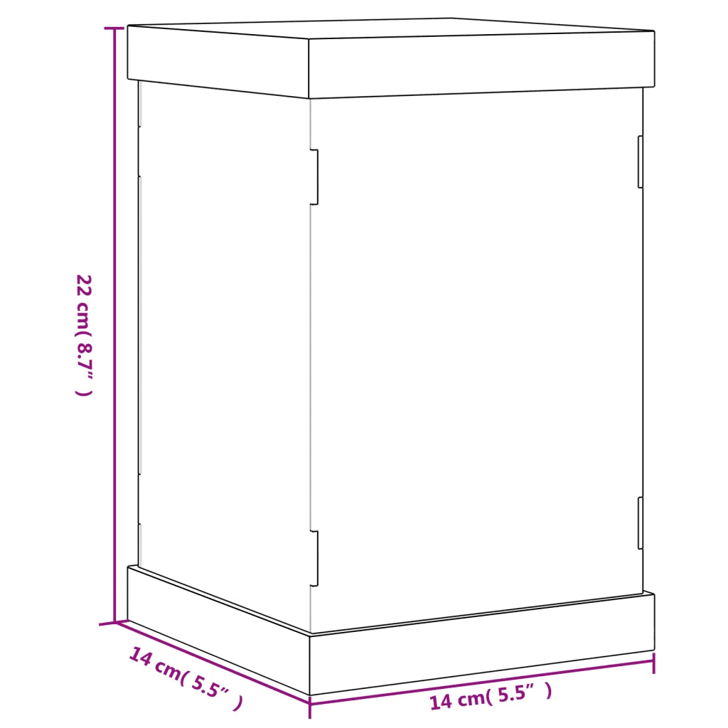 Scatola Espositiva Trasparente 14x14x22 cm in Acrilico CFW9666952