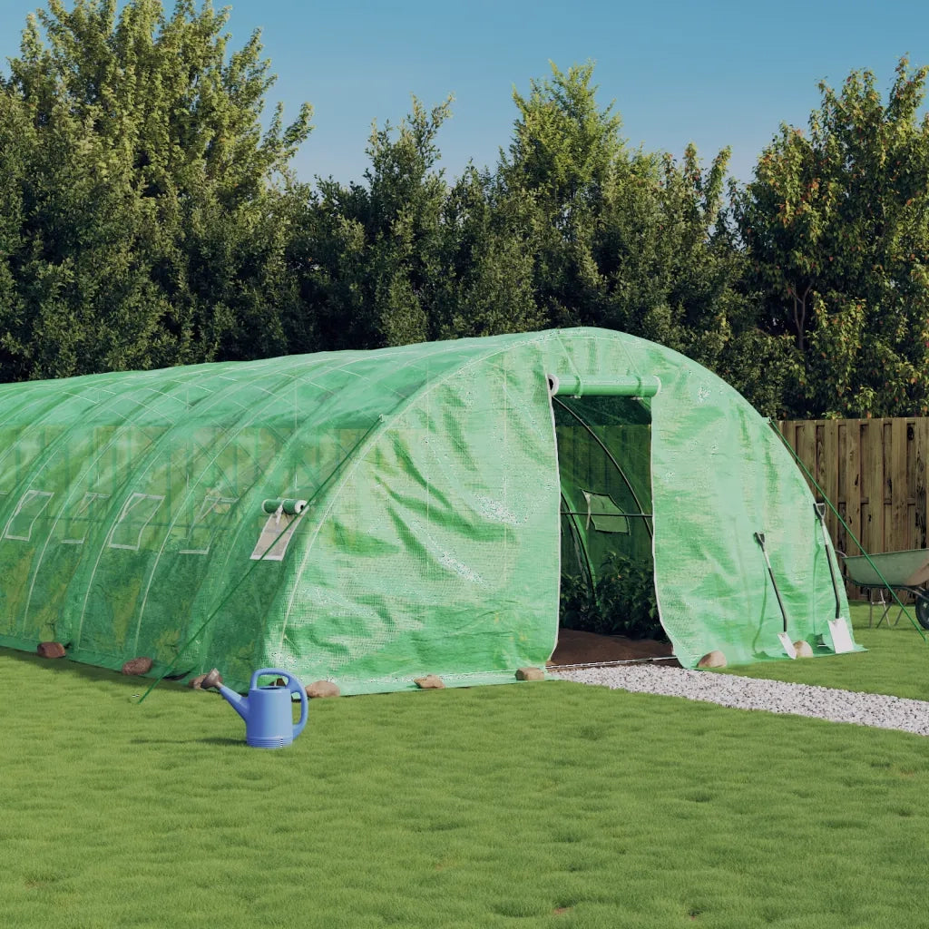 Serra con Telaio in Acciaio Verde 100 m² 20x5x2,3 m 3188091