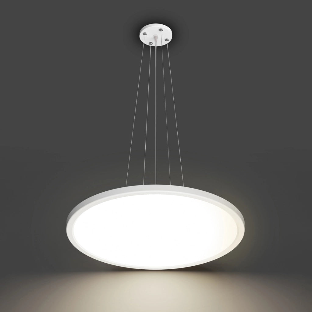 Sospensione anello Ø48 bianca LED 36W CCT Italux Manito