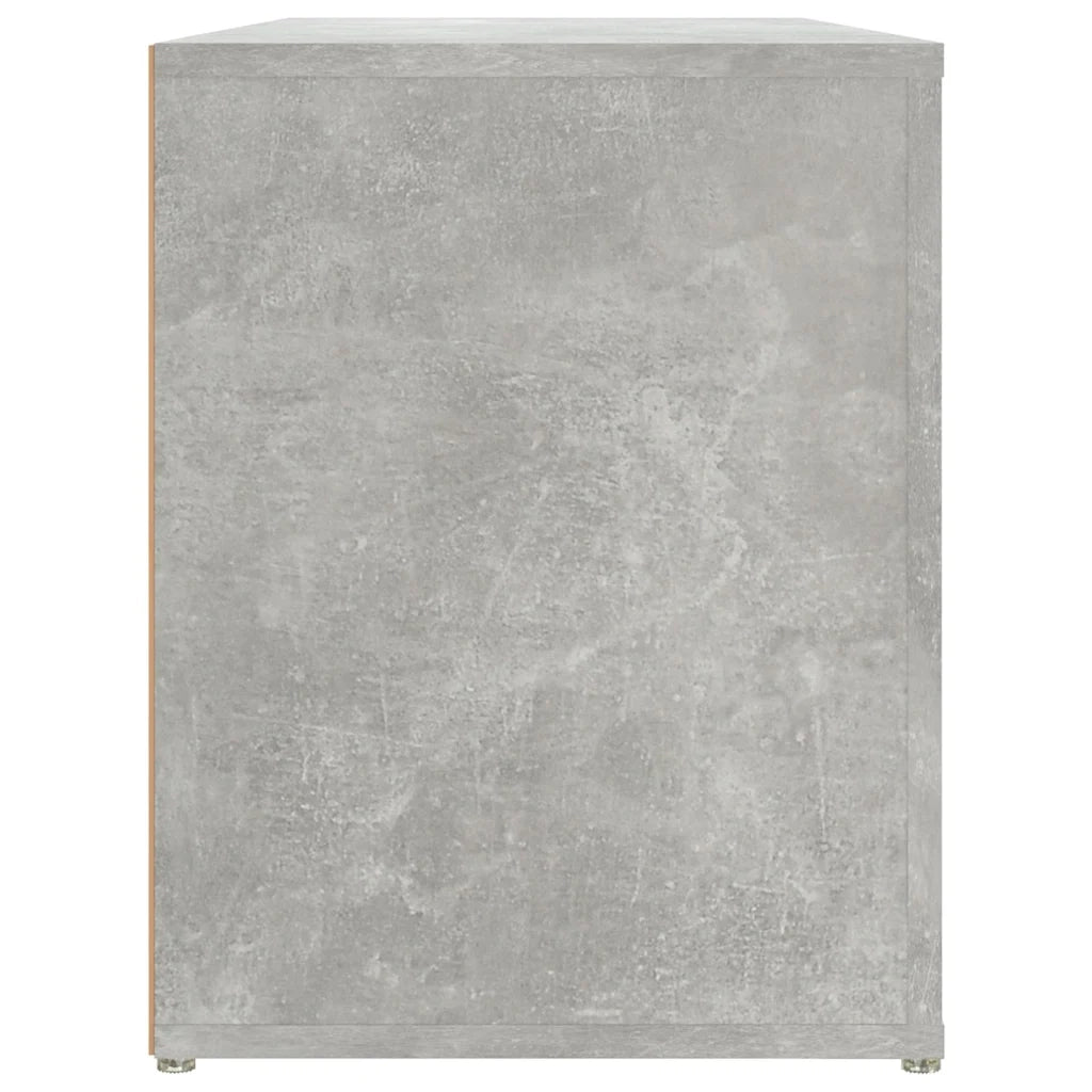 Scarpiera | Mobile per scarpe Grigio Cemento 100x35x45 cm in Legno Multistrato
