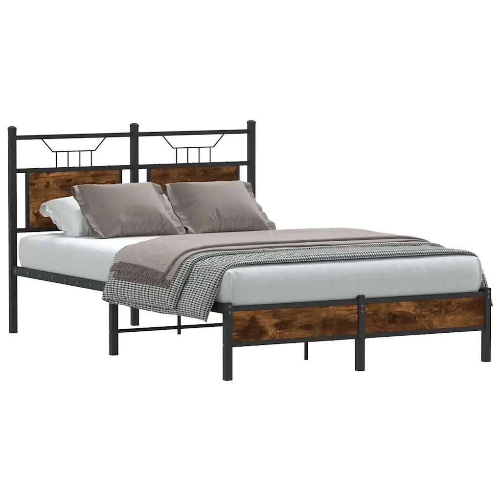 Giroletto senza Materasso Rovere Fumo 120x190 cm in Truciolato