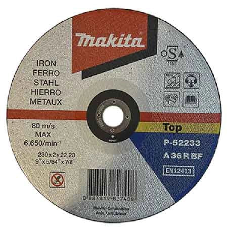 DISCO DA TAGLIO PER FERRO MAKITA Ø 115x3,2 mm - conf. 25 pezzi - MAKITA
