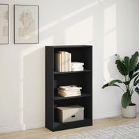 Libreria Nera 60x24x109 cm in Truciolato 857804