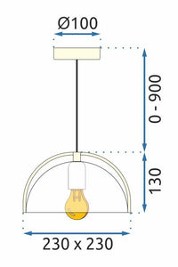 Lampada Da Soffitto APP1216-1CP
