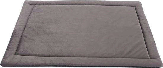 Matrice per cani, cuscino per cani, letto morbido e caldo per cani, antiscivolo, lavabile, piuma, matrice di riscaldamento per cani e gatti, 89 x 58 cm, marrone chiaro
